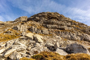 Oberstdorf-Bavyera yakınlarındaki Allgu 'da küçük bir sonbahar yürüyüşü - Almanya