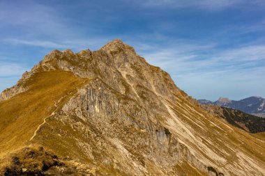 Oberstdorf-Bavyera yakınlarındaki Allgu 'da küçük bir sonbahar yürüyüşü - Almanya