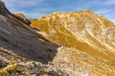 Oberstdorf-Bavyera yakınlarındaki Allgu 'da küçük bir sonbahar yürüyüşü - Almanya