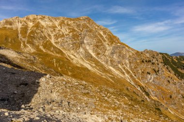 Oberstdorf-Bavyera yakınlarındaki Allgu 'da küçük bir sonbahar yürüyüşü - Almanya