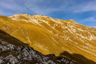 Oberstdorf-Bavyera yakınlarındaki Allgu 'da küçük bir sonbahar yürüyüşü - Almanya