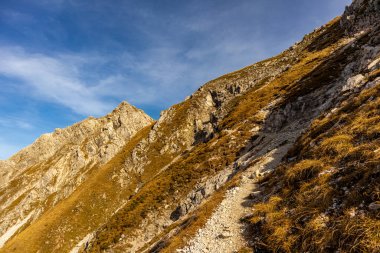 Oberstdorf-Bavyera yakınlarındaki Allgu 'da küçük bir sonbahar yürüyüşü - Almanya
