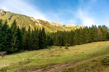 Oberstdorf-Bavyera yakınlarındaki Allgu 'da küçük bir sonbahar yürüyüşü - Almanya