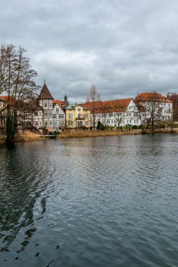 Winter tour around the Burgsee lake in beautiful Bad Salzungen - Thuringia
