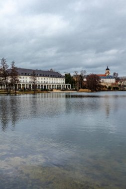 Winter tour around the Burgsee lake in beautiful Bad Salzungen - Thuringia