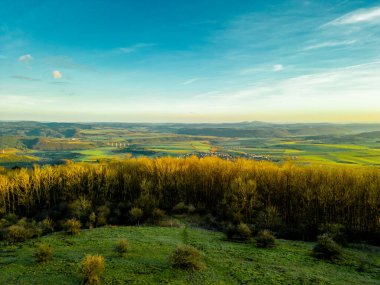 Sunset Feeling on the local mountain of Khndorf - the Dolmar - Thuringia - Germany