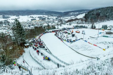 Rennsteig-Brotterode-Thuringia-Almanya Uluslararası Kayak Atlayıcıları Kupası 'nı ziyaret etmek