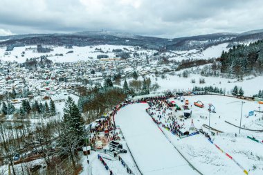 Rennsteig-Brotterode-Thuringia-Almanya Uluslararası Kayak Atlayıcıları Kupası 'nı ziyaret etmek