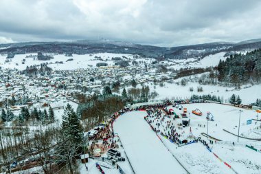 Rennsteig-Brotterode-Thuringia-Almanya Uluslararası Kayak Atlayıcıları Kupası 'nı ziyaret etmek