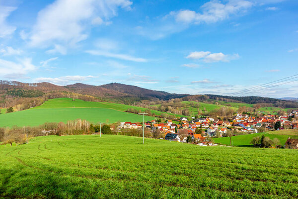 A springtime bike tour through the half-timbered town of Schmalkalden with all its facets - Thuringia - Germany