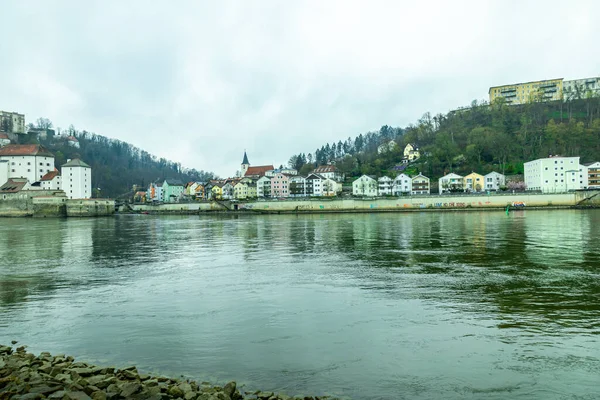 Ανοιξιάτικη Πεζοπορία Στους Πρόποδες Του Βαυαρικού Δάσους Κοντά Στο Passau — Φωτογραφία Αρχείου