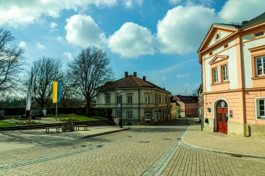 Donaustauf - Bavyera yakınlarındaki Tuna Deltası 'nda bahar yürüyüşü Almanya