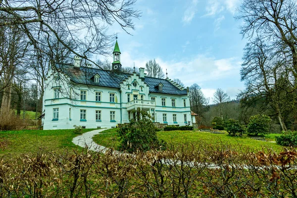 Stock image Spring hike in the Bavarian Forest to Zwieselter Fist on the border with the Czech Republic - Bavaria - Germany