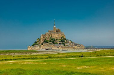 Normandiya Turist Çekimi - Le Mont-Saint-Michel - Fransa