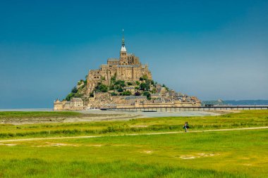 Normandiya Turist Çekimi - Le Mont-Saint-Michel - Fransa