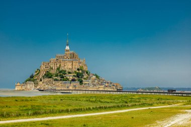 Normandiya Turist Çekimi - Le Mont-Saint-Michel - Fransa