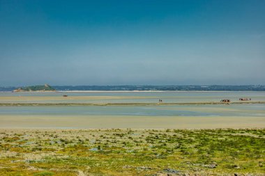 Normandiya Turist Çekimi - Le Mont-Saint-Michel - Fransa