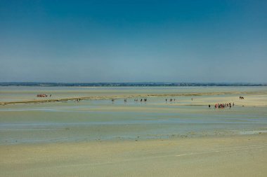 Normandiya Turist Çekimi - Le Mont-Saint-Michel - Fransa