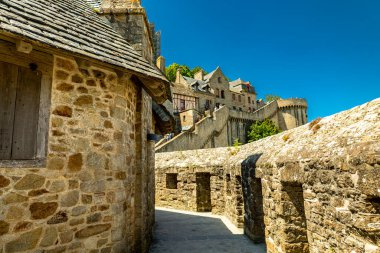 Normandiya Turist Çekimi - Le Mont-Saint-Michel - Fransa