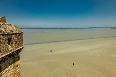 Normandiya Turist Çekimi - Le Mont-Saint-Michel - Fransa