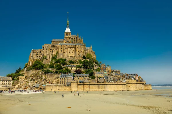 Desvío Normandía Mont Saint Michel Francia —  Fotos de Stock