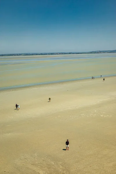 stock image Detour to Normandy Tourist Attraction - Le Mont-Saint-Michel - France