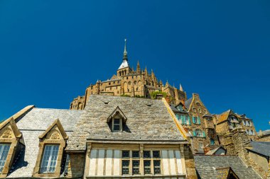 Normandiya Turist Çekimi - Le Mont-Saint-Michel - Fransa