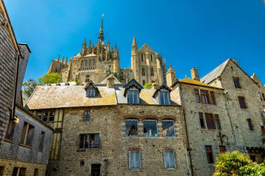 Normandiya Turist Çekimi - Le Mont-Saint-Michel - Fransa