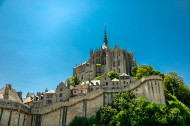 Normandiya Turist Çekimi - Le Mont-Saint-Michel - Fransa