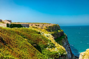 Brittany - Plvenon - Fransa 'da Manzaralı Işıklı Yol' da