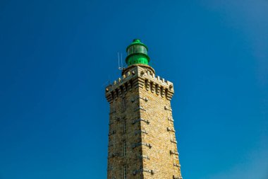 Brittany - Plvenon - Fransa 'da Manzaralı Işıklı Yol' da