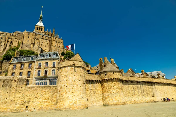 stock image Detour to Normandy Tourist Attraction - Le Mont-Saint-Michel - France