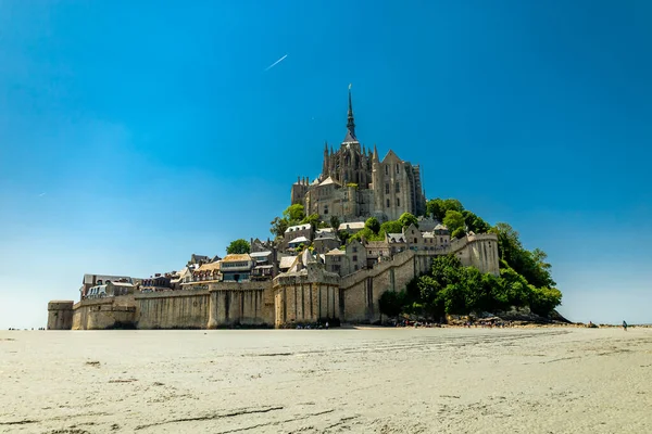 Desvío Normandía Mont Saint Michel Francia —  Fotos de Stock