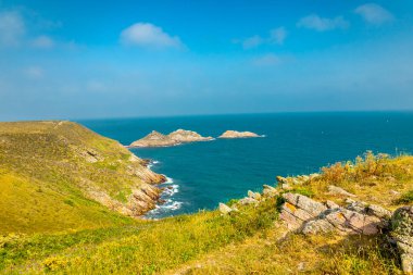 Güzel Brittany yolunda Cap d 'Erqui - Erquy - Fransa