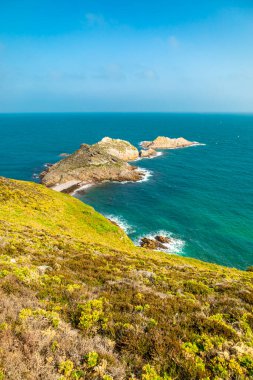 Güzel Brittany yolunda Cap d 'Erqui - Erquy - Fransa