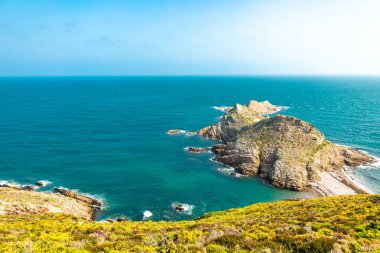 Güzel Brittany yolunda Cap d 'Erqui - Erquy - Fransa