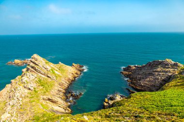 Güzel Brittany yolunda Cap d 'Erqui - Erquy - Fransa