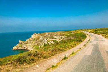 Güzel Brittany yolunda Cap d 'Erqui - Erquy - Fransa