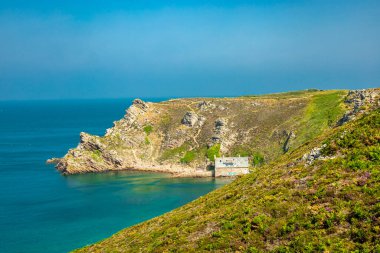 Güzel Brittany yolunda Cap d 'Erqui - Erquy - Fransa