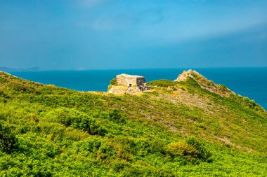 Güzel Brittany yolunda Cap d 'Erqui - Erquy - Fransa