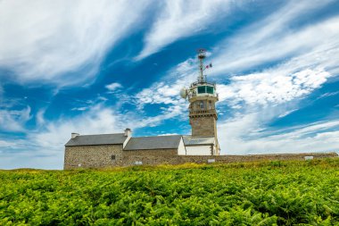 Plogoff, Fransa yakınlarındaki güzel Brittany 'de Pointe du Raz' a küçük bir keşif turu.