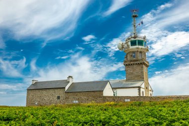 Plogoff, Fransa yakınlarındaki güzel Brittany 'de Pointe du Raz' a küçük bir keşif turu.