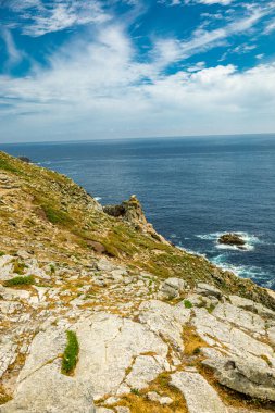 Plogoff, Fransa yakınlarındaki güzel Brittany 'de Pointe du Raz' a küçük bir keşif turu.