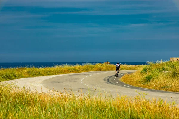 Road Quiberon Peninsula Beautiful Atlantic Coast Brittany France — Stock Photo, Image