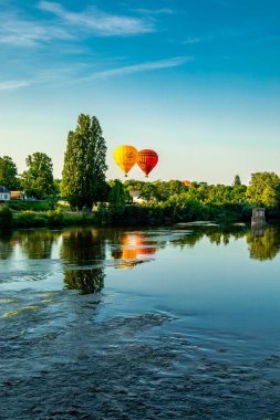 Amboise Şatosu 'ndaki güzel Seine Vadisi' nde yaz keşfi - Indre-et-Loire - Fransa