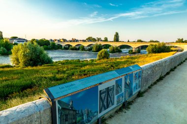 Amboise Şatosu 'ndaki güzel Seine Vadisi' nde yaz keşfi - Indre-et-Loire - Fransa