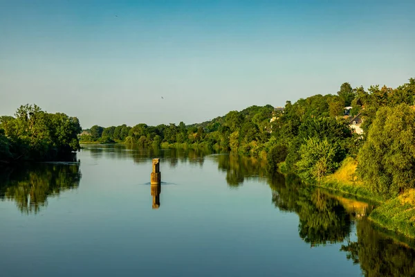 Odkrycie Letnie Pięknej Dolinie Sekwany Zamku Amboise Indre Loire Francja — Zdjęcie stockowe