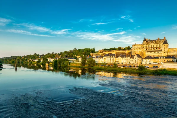 Odkrycie Letnie Pięknej Dolinie Sekwany Zamku Amboise Indre Loire Francja — Zdjęcie stockowe