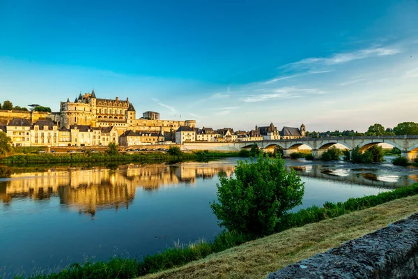 Descoberta Verão Belo Vale Sena Castelo Amboise Indre Loire França — Fotografia de Stock