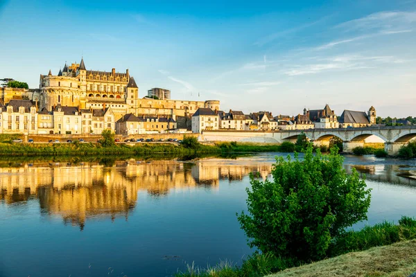 Zomer Ontdekking Het Prachtige Seine Dal Bij Amboise Castle Indre — Stockfoto
